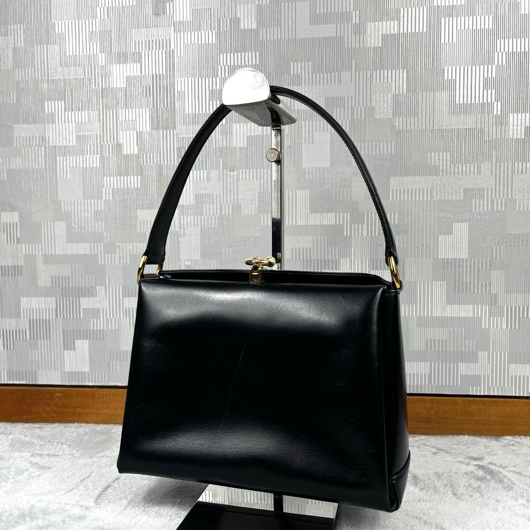 Gucci グッチ ワンショルダーバッグ カーフボックス レザー ブラック 黒