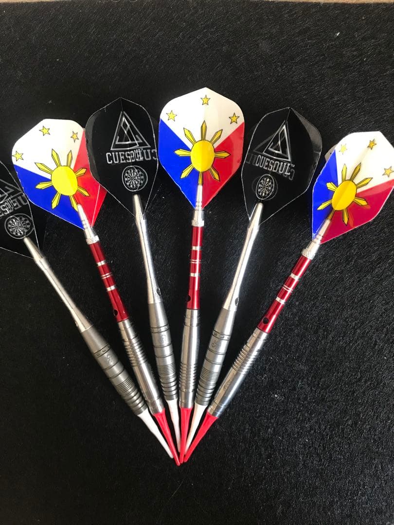 CUESOUL フィリピン国旗 ダーツ6本セット