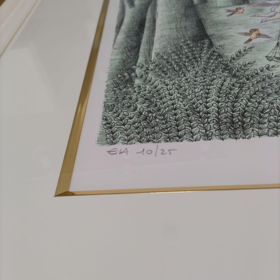 レイモン ペイネ リトグラフ 額装 ☆ 直筆サイン・エディション有り☆ 限定版画