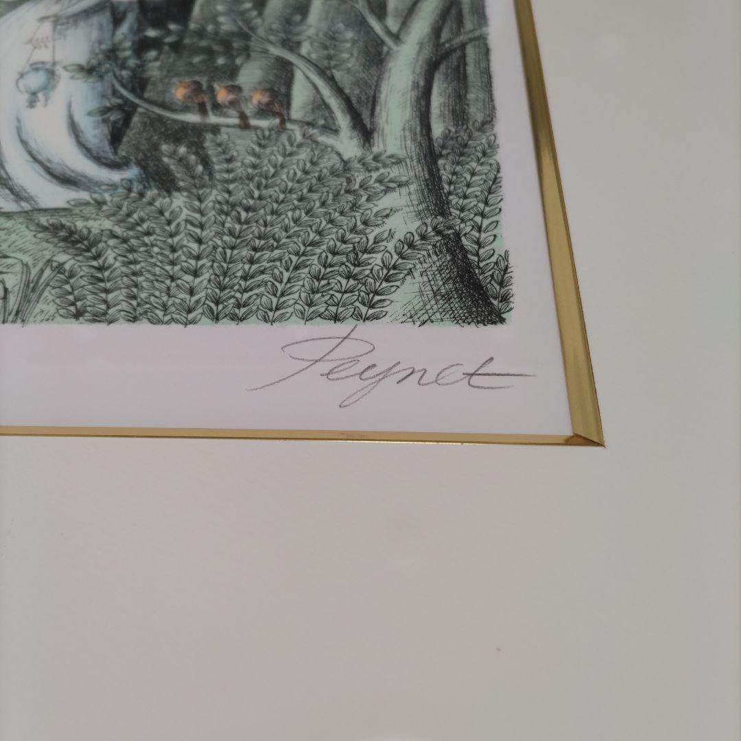 レイモン ペイネ リトグラフ 額装 ☆ 直筆サイン・エディション有り☆ 限定版画