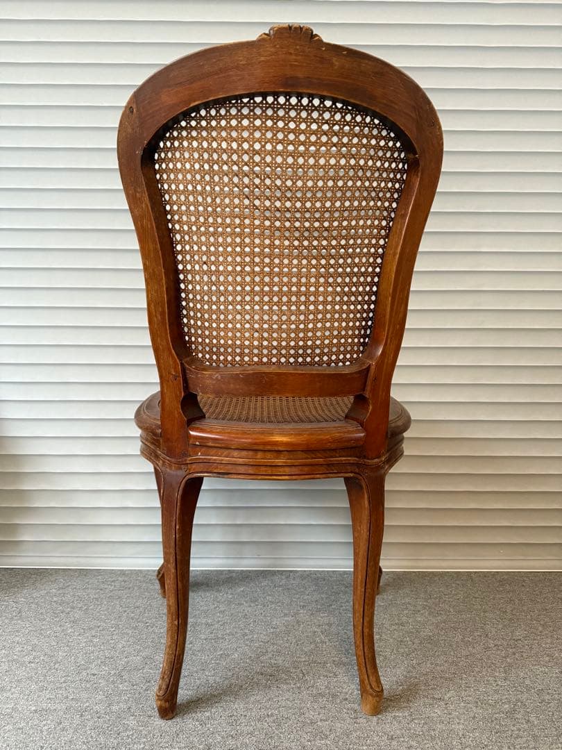 【2脚★刻印アリ】フランス アンティークチェア ダイニングチェア