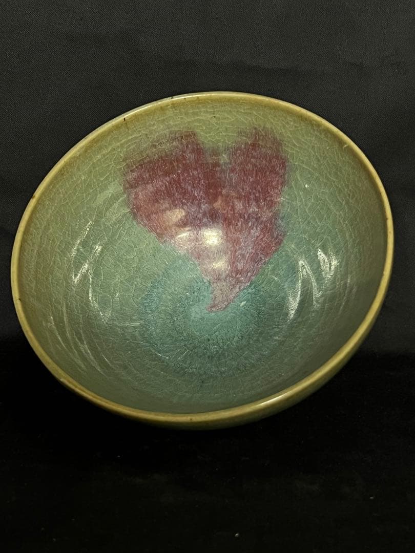 中国古美術　宋時代鈞窯釉茶碗　XG2-88