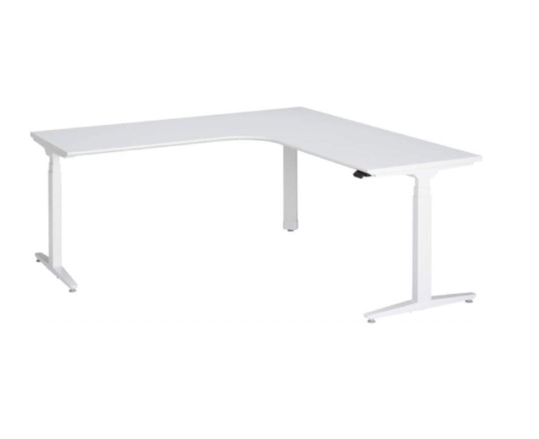 オカムラ スイフト 電動 上下 昇降 L字 デスク 155x155 今日まで出品