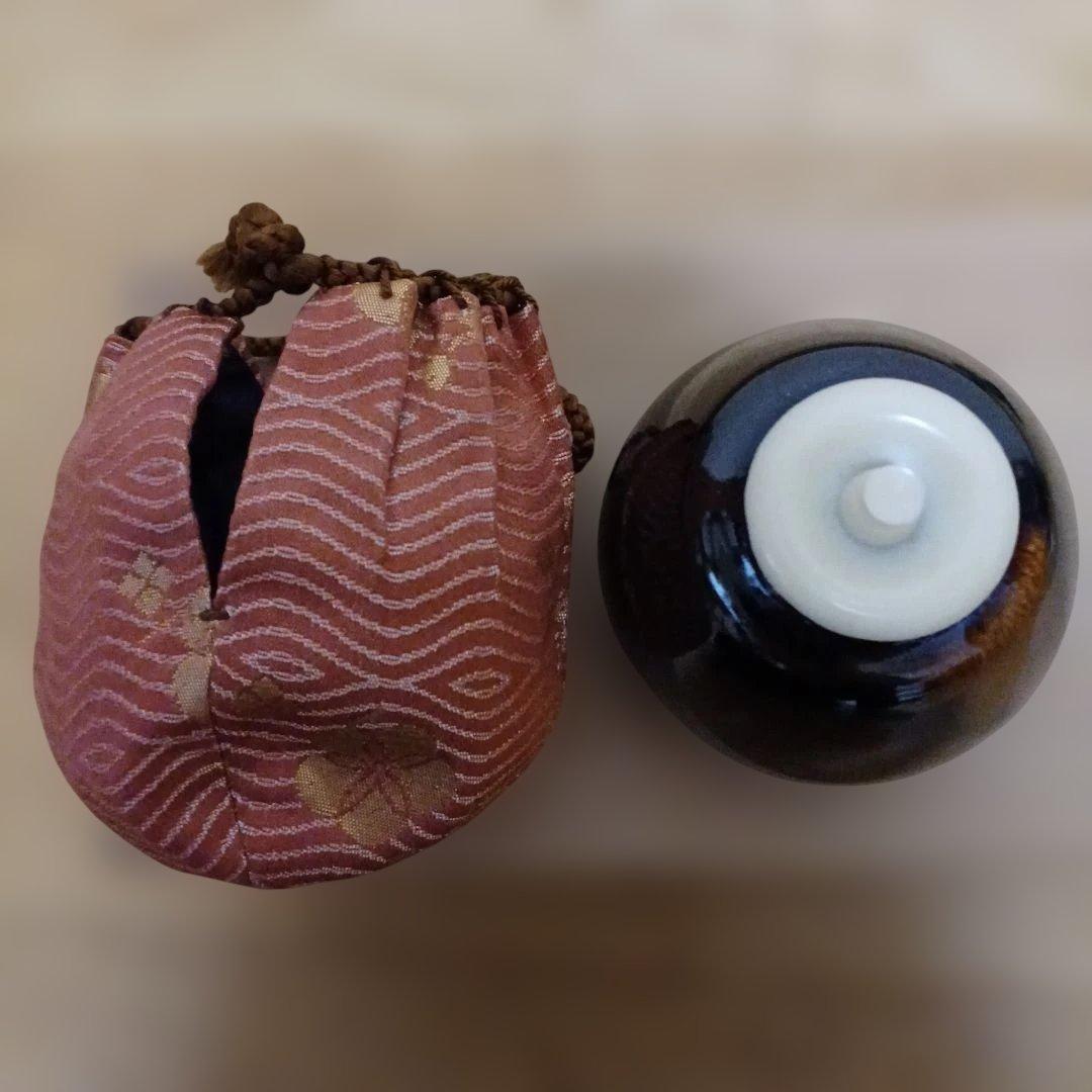 陶六　三ッ入り 茶入 　桐箱入り