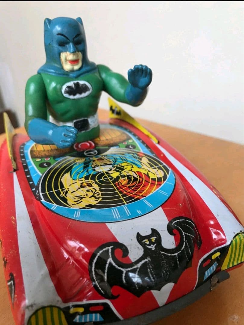 やのまん　YANOMAN バットマン　カー　BATMAN　ブリキ　ヴィンテージ