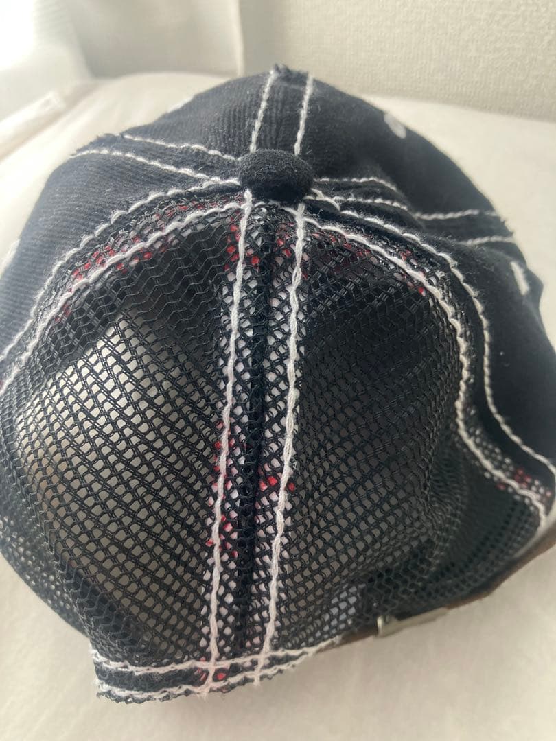 Supreme TRUE RELIGION ダメージ加工キャップ 黒