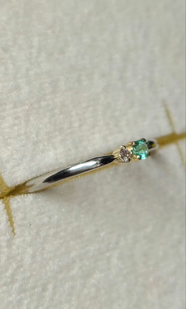 Miki PROFIAページ★パライバトルマリンピンクダイヤモンドリング★