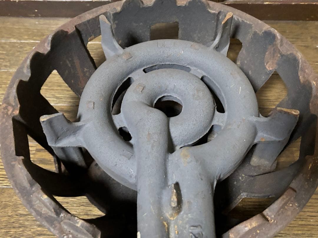 業務用 鋳物 五徳 4連 コンロ LPガス DEJ-21