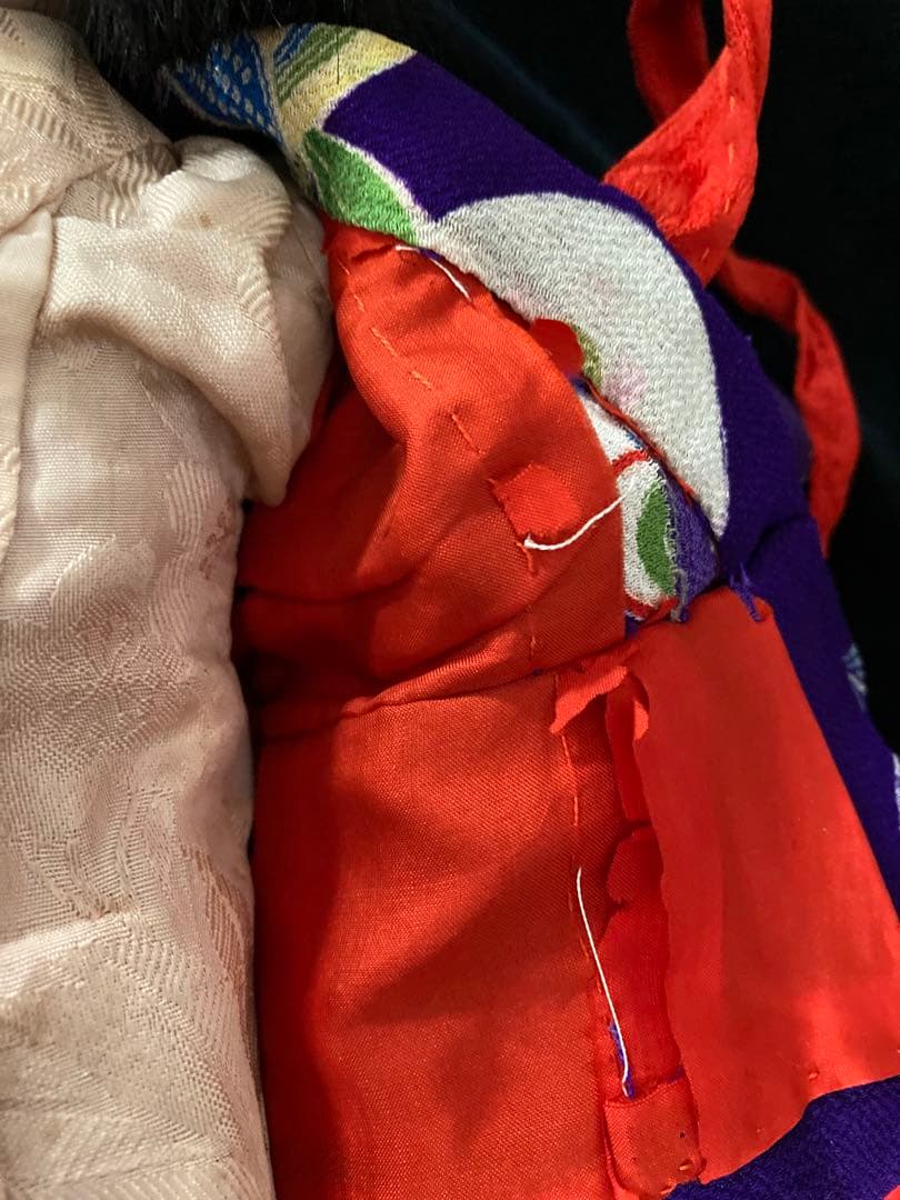 小さな市松人形　大正　大丸　玉翠　31㎝　日本人形