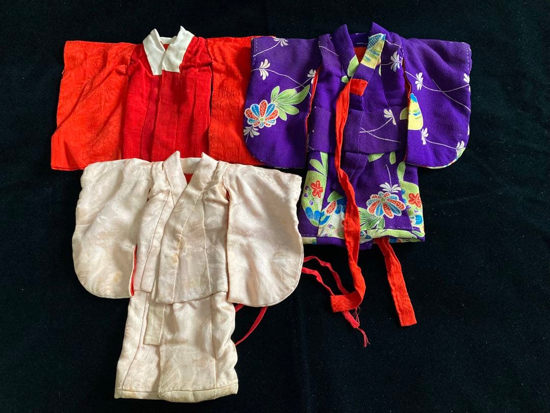 小さな市松人形　大正　大丸　玉翠　31㎝　日本人形