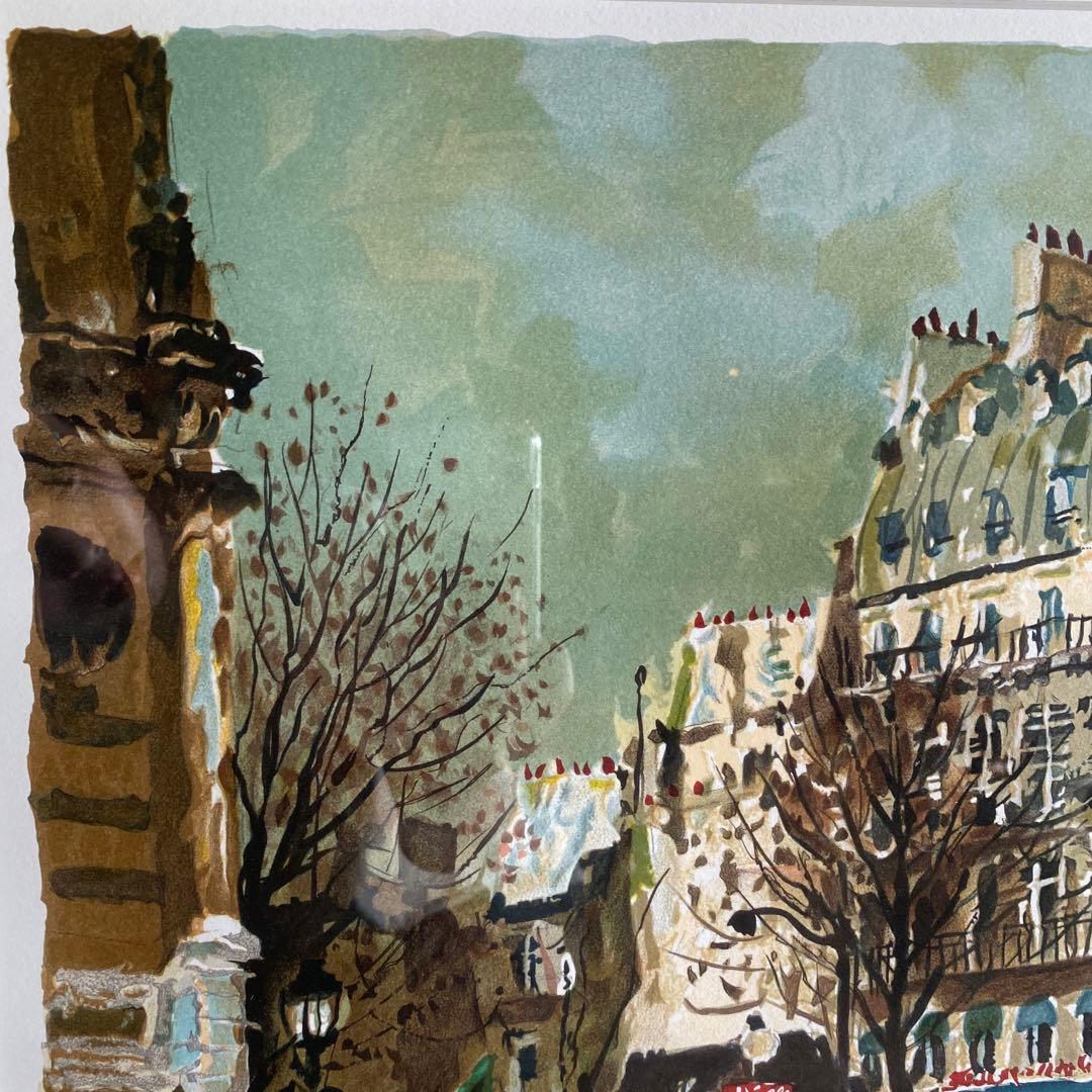 児玉幸雄 コダマユキオ リトグラフ「サンジェルマンデュプレ」　25.9.3-2