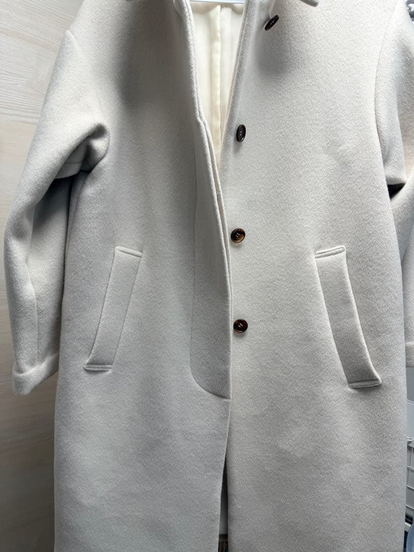 【SOÉJU】ジーロンラムステンカラーコート