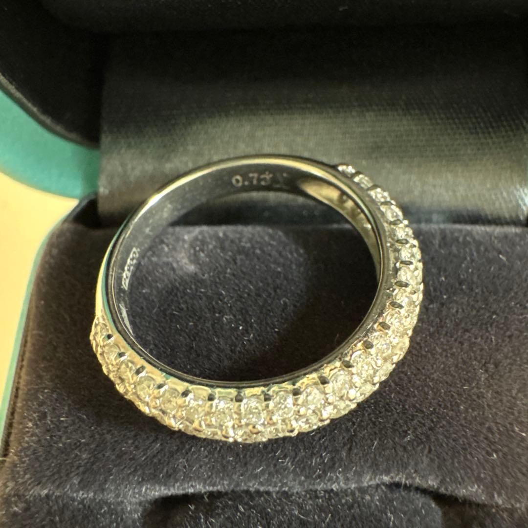 ポンテヴェキオダイヤパヴェエタニティリング　0.73ctティファニー　カルティエ