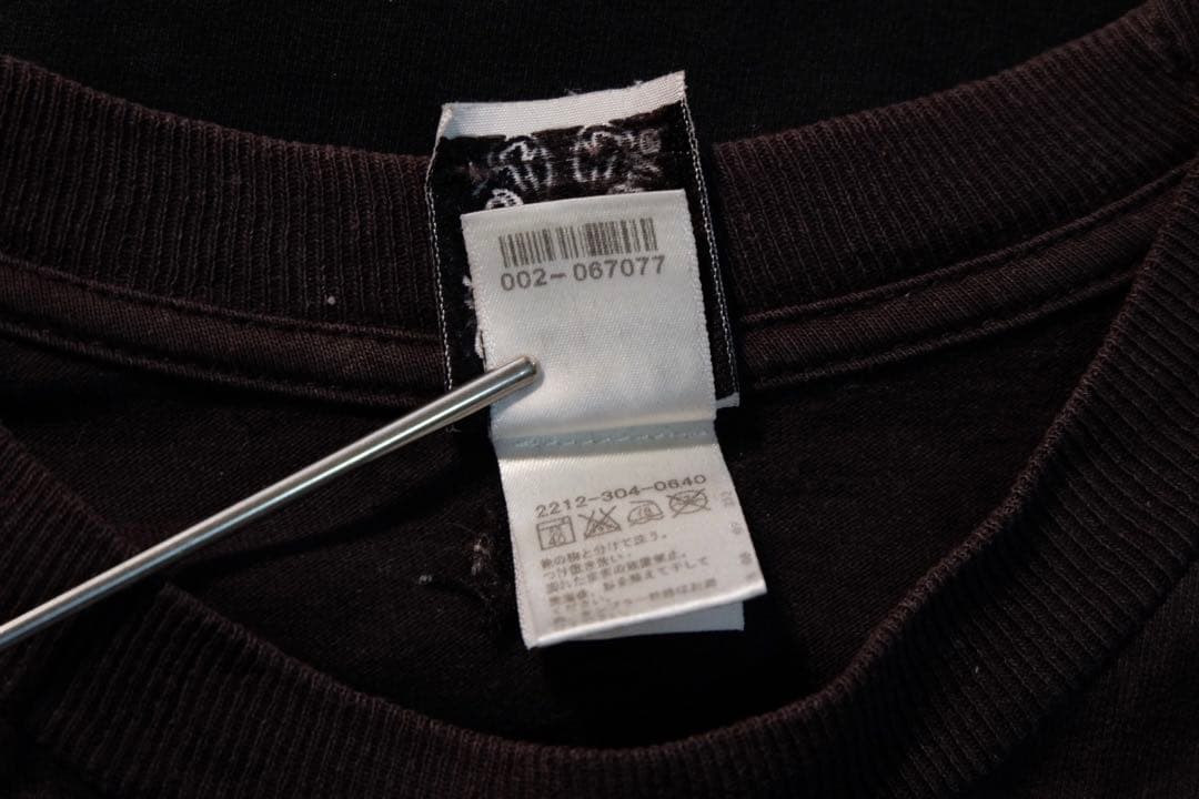 vintage クロムハーツ バックスクロールラベル ブラック L