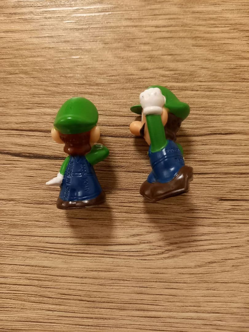 『希少レトロ』バンダイ　ハッスルマリオルイージー5体セット　ソフビ1986年食玩