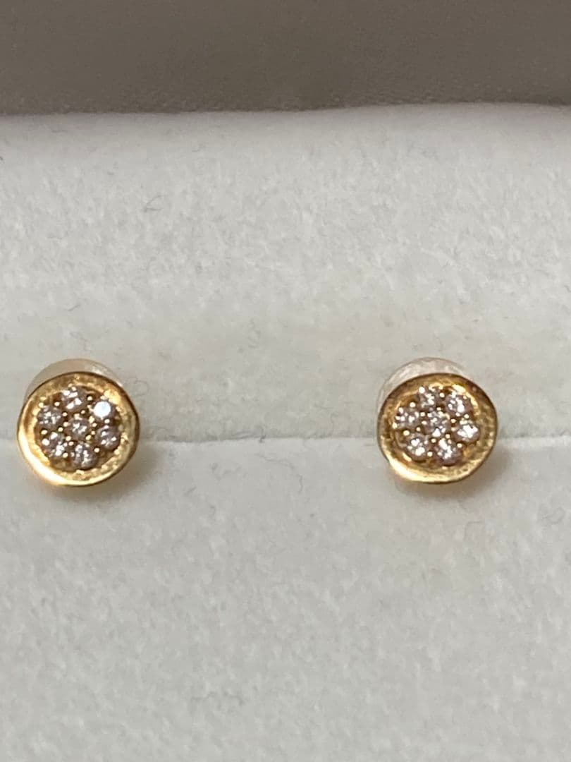 本日のみお値下げK18 ダイヤモンド ピアス