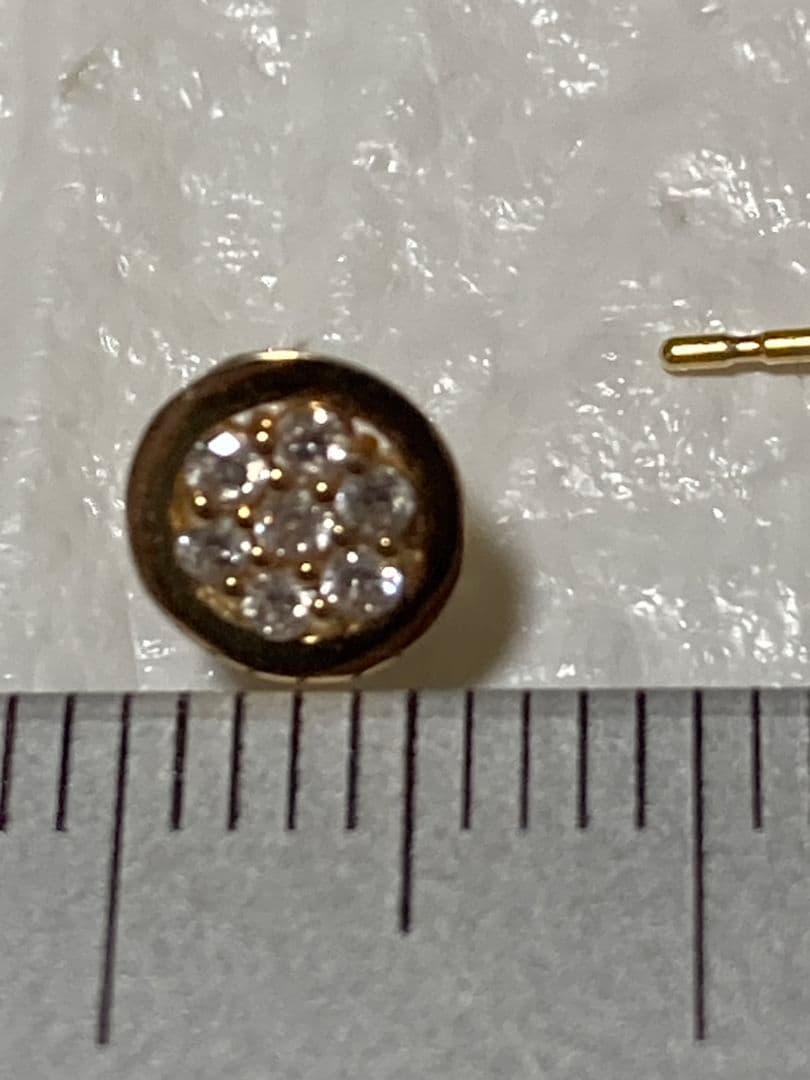 本日のみお値下げK18 ダイヤモンド ピアス