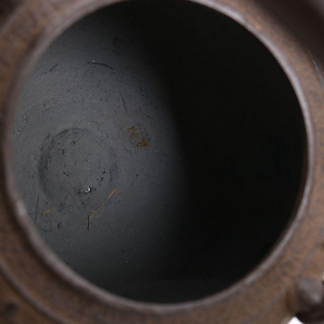 釜師 佐藤浄清造 万代屋 鉄瓶 茶道具 共箱共布　SC567　YSy