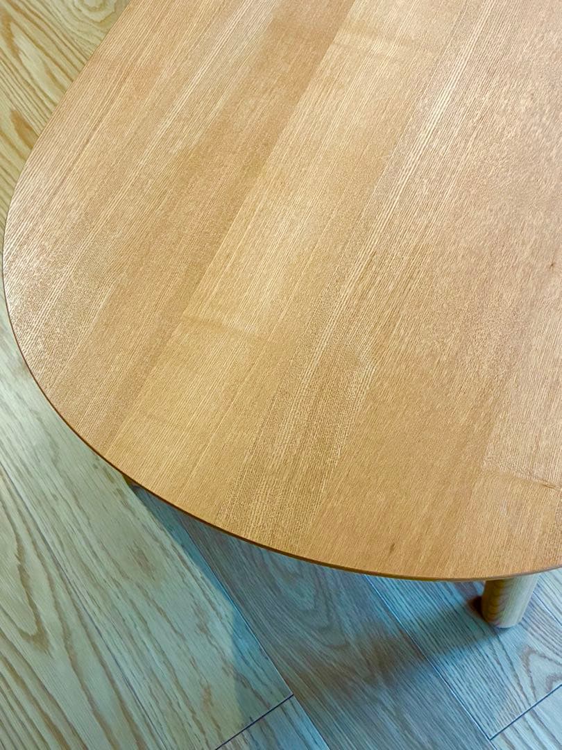 楕円こたつテーブル ベル120 東谷 フラットヒーター