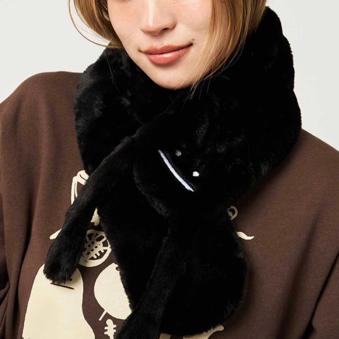 グラニフ　ビューティフルシャドー　ぬいぐるみマフラー