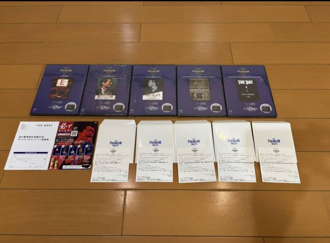 矢沢永吉 EYAZAWA モルツ スペシャルエディション DVD 5枚新品未開封