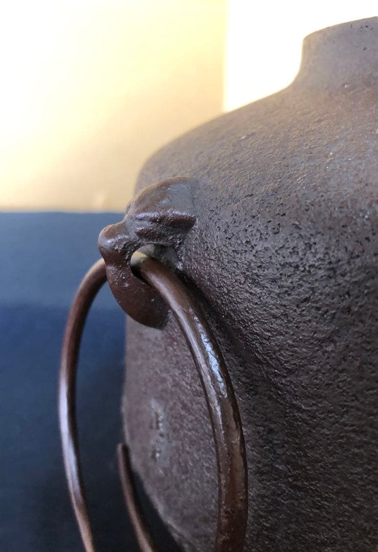 《レ》茶道具 阿弥陀堂釜 鐶付 清光堂 佐藤清光 作歴 共箱 251201お2