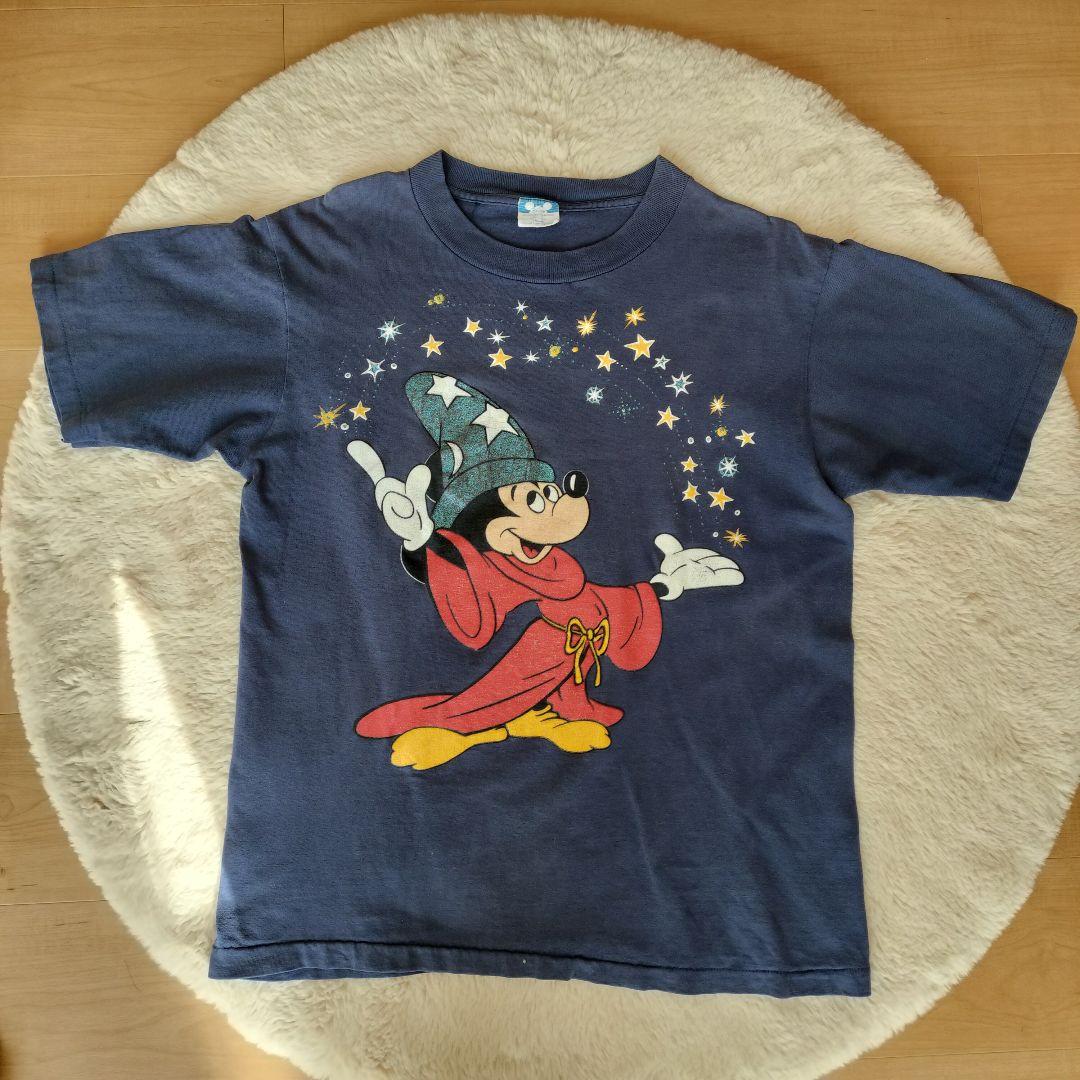 ファンタジア ミッキー 80s 90s Disney Vintage Tシャツ
