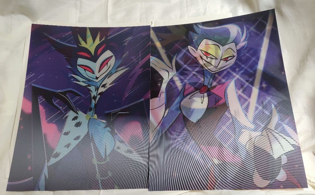 ヘルヴァボス　ストラス　レンチキュラーポスター　2枚セット