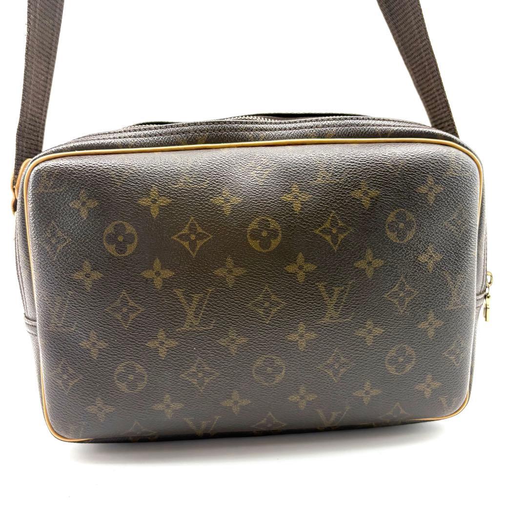 【美品】 VUITTON リポーターPM ショルダーバック　斜め掛け　モノグラム