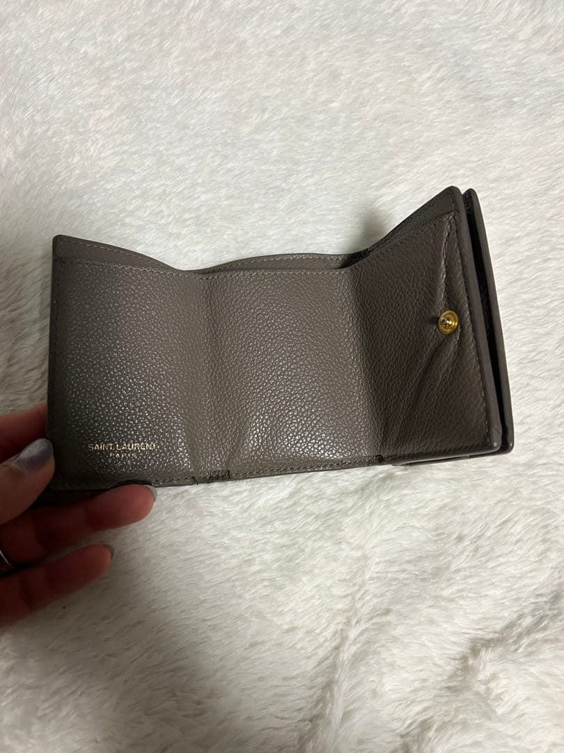 SAINT LAURENT オリガミ タイニー 折り財布 カサンドラ