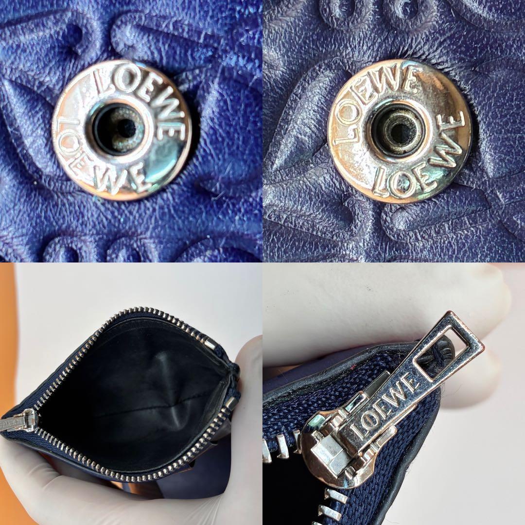 【極美品✨】LOEWE ロエベ 三つ折り財布 ウォレット リピートアナグラム