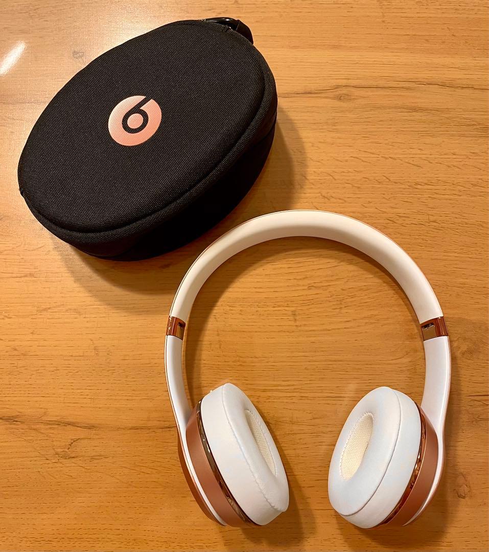 【セール中！】beats solo 3ワイヤレス ヘッドホン　ローズゴールド