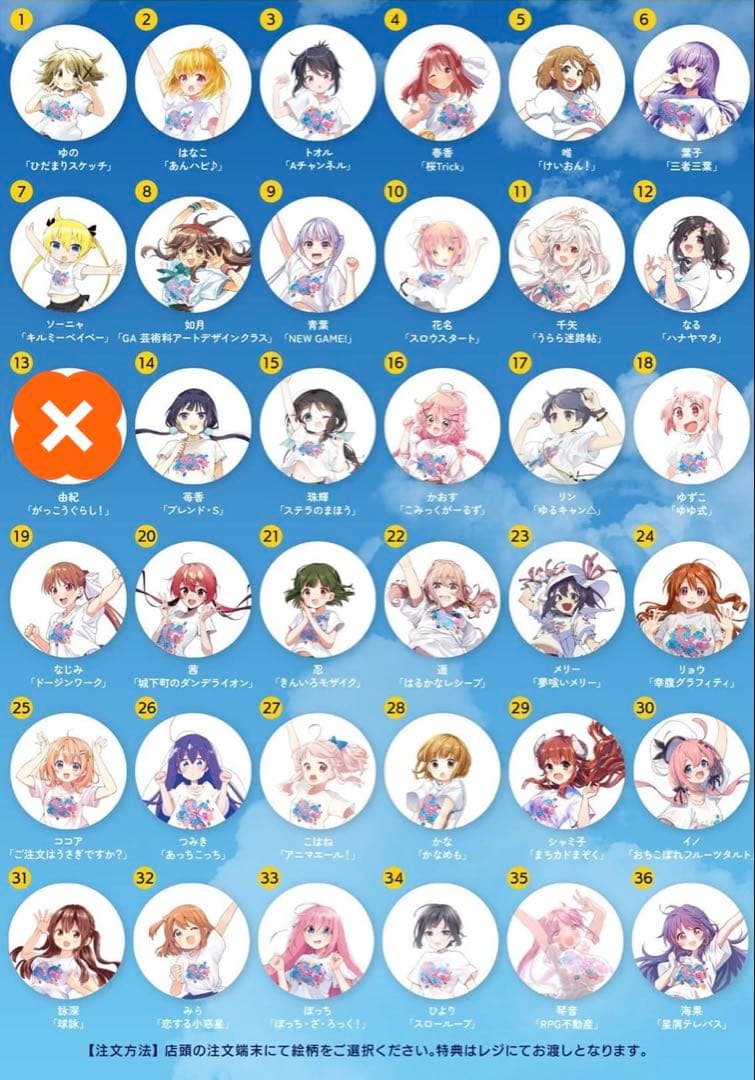 まんがタイムきらら展FINAL 缶バッジ　まとめ売り