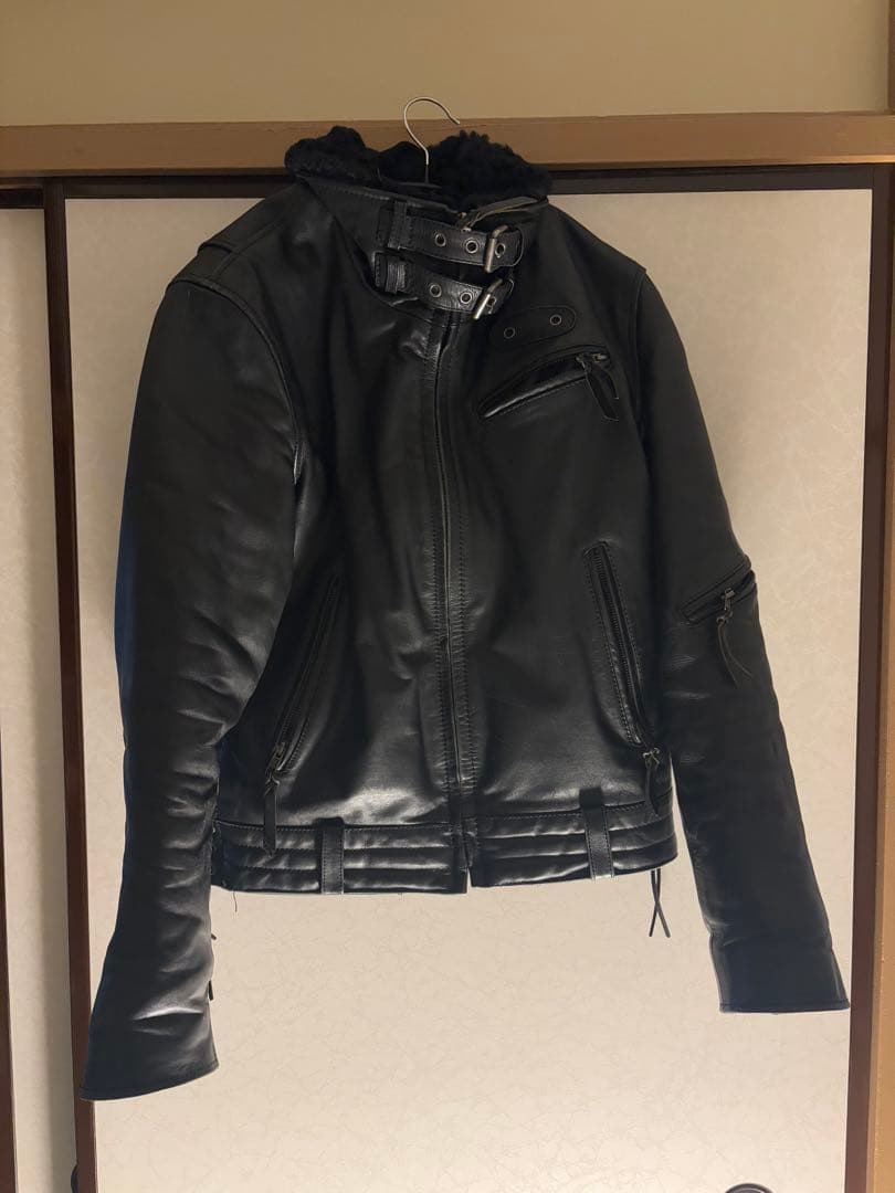 リューグレザー 本革　ライダースジャケット