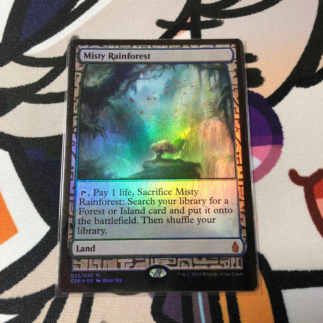 MTG 霧深い雨林 英語 Foil　マスターピース　EXP