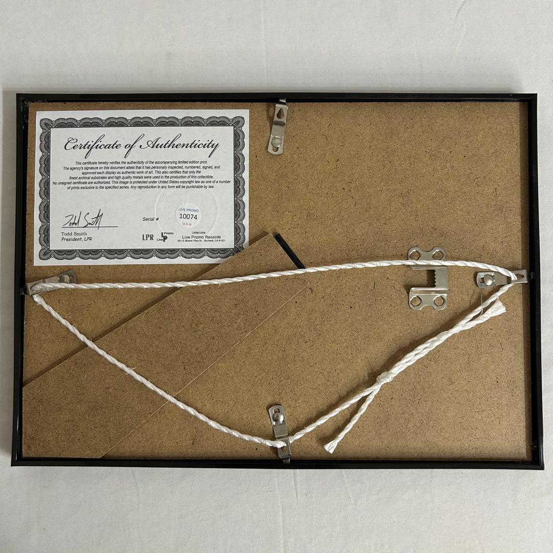 マイケルジャクソン サイン 証明書付 額縁