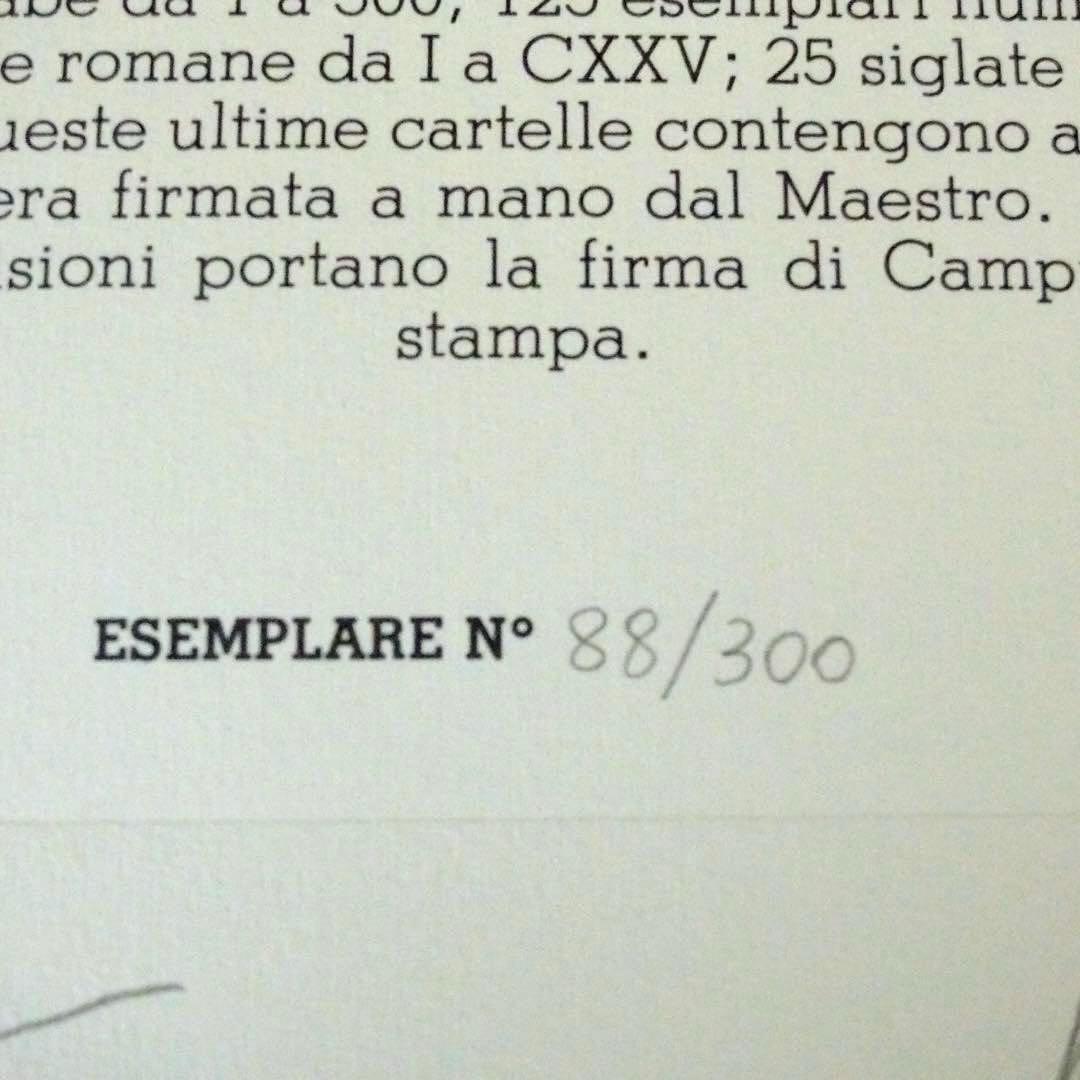 2168様感謝‼️真作イタリア巨匠マッシモ・カンピリ「カザノヴァ」エッチング