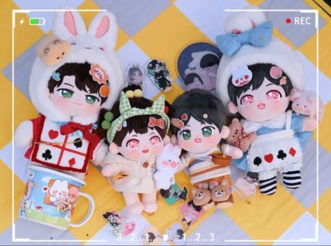 陳情令 博君一肖 bjyx 王一博 肖战 スオ ユエ 家族 ぬいぐるみセット