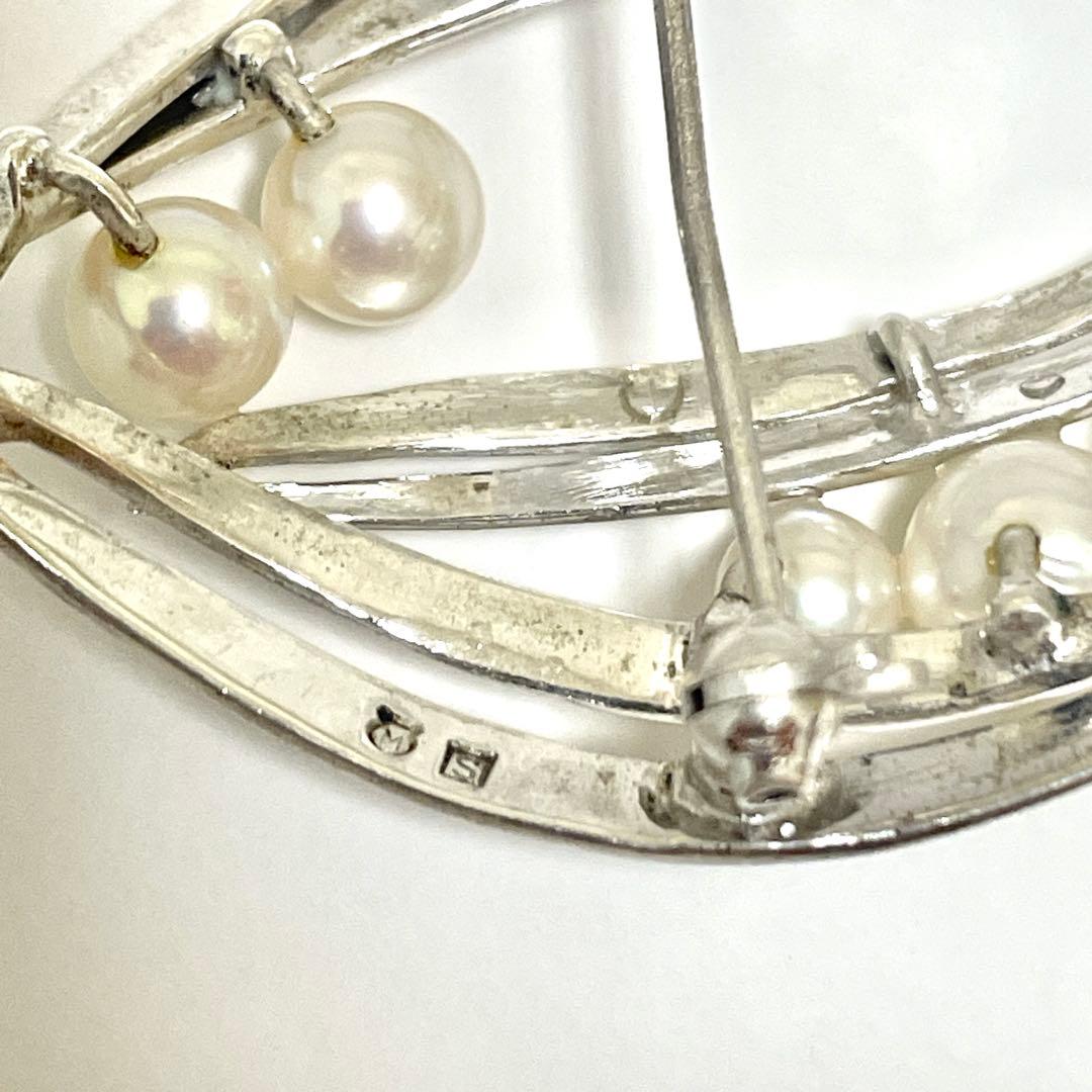 皇室御用達✨ミキモト アコヤ真珠 パール ブローチ コサージュ 箱つき