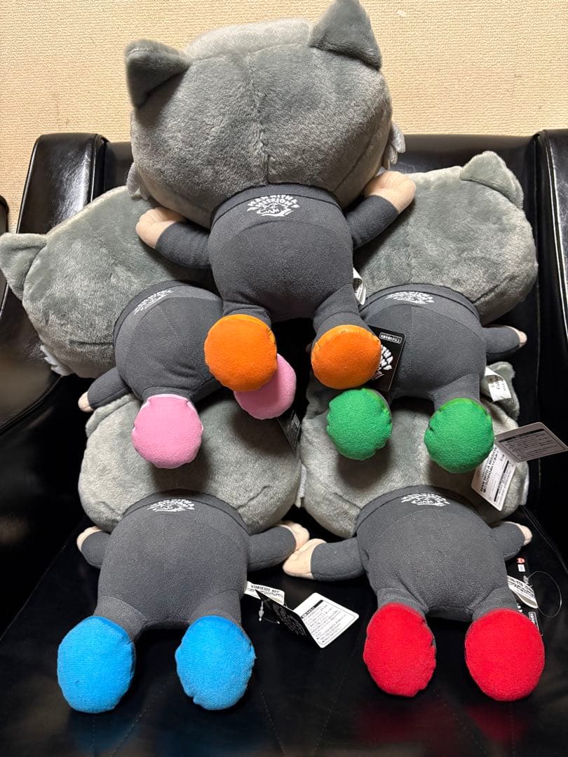 MAN WITH A MISSION 寝ころびBIGぬいぐるみ5匹セット