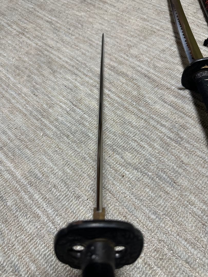 模造刀 赤黒鞘 二本セット