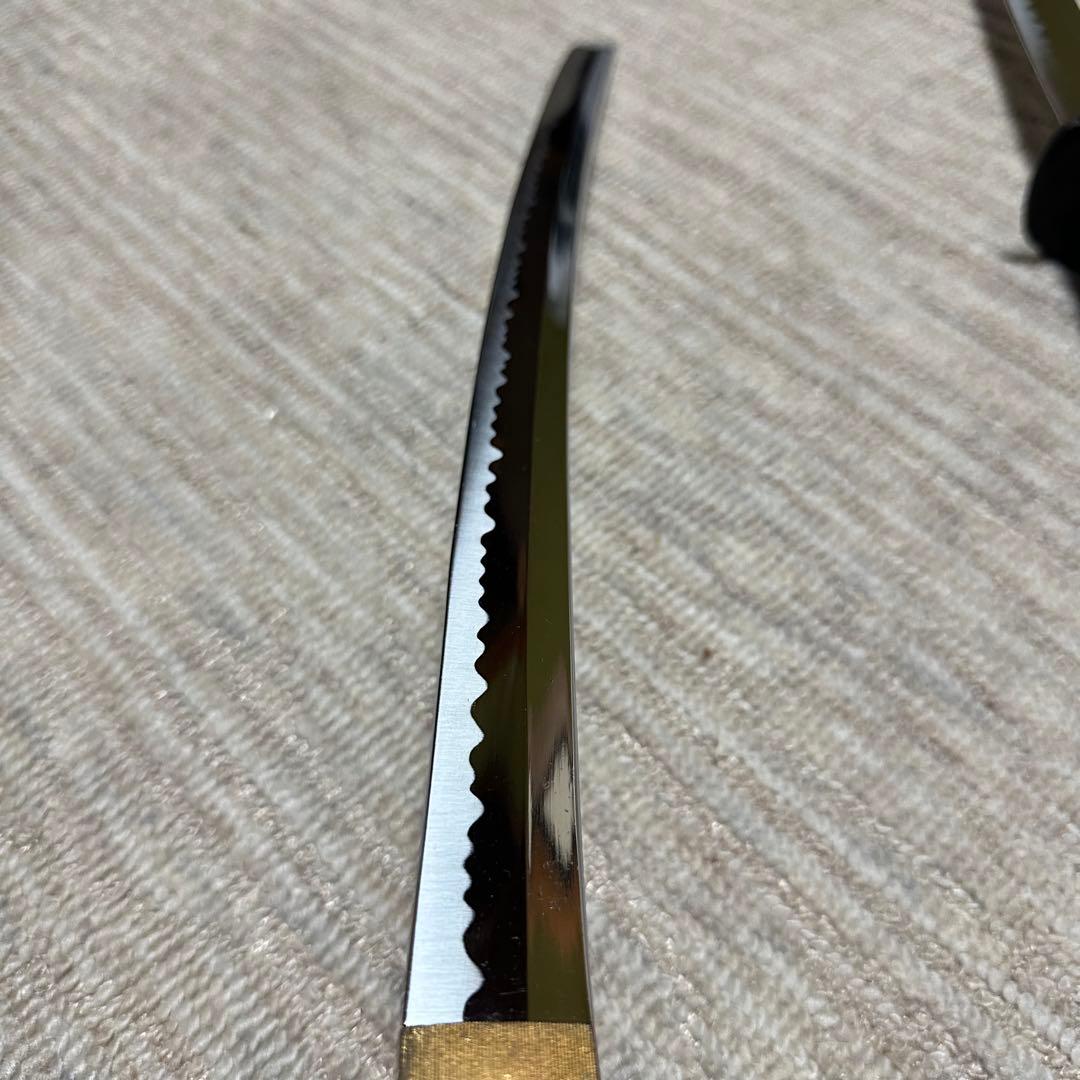 模造刀 赤黒鞘 二本セット