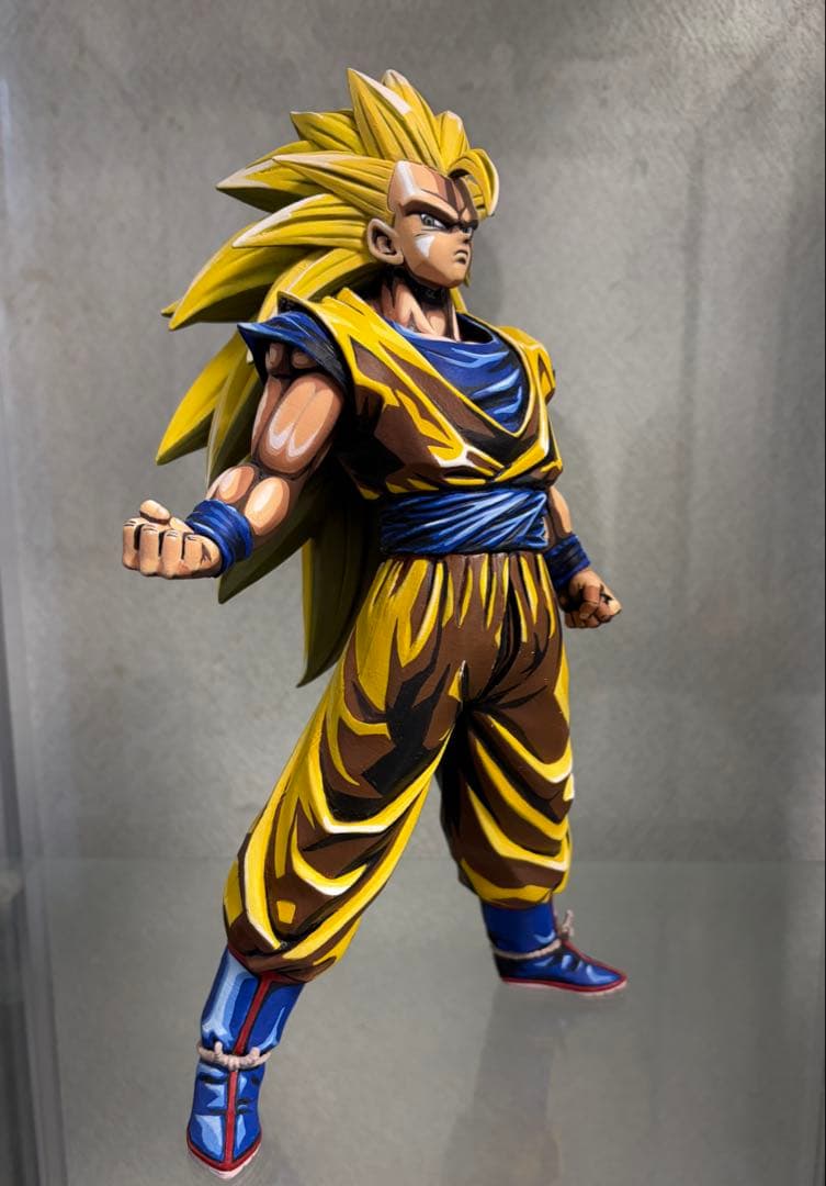 スーパーサイヤ人3孫悟空 二次元塗装 アニメ塗装 一番くじ