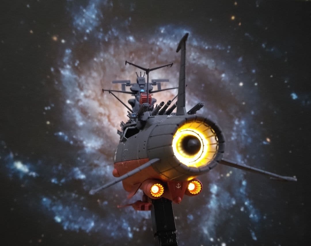 1/1000宇宙戦艦ヤマト3199 LED発光全塗装完成品