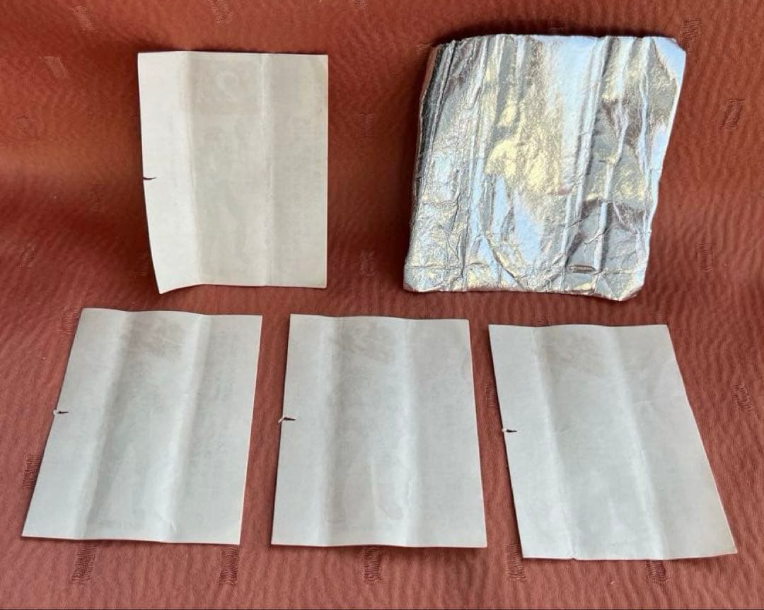 〈昭和レトロ〉電人ザボーガー フーセンガム包み紙5枚セット　コビト　特撮