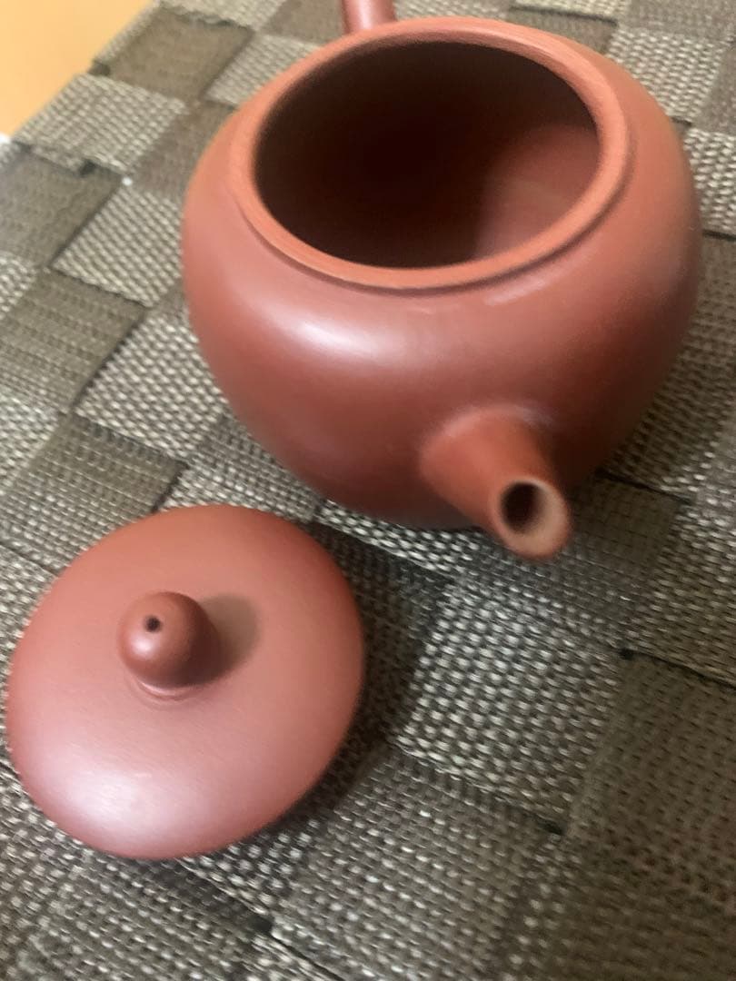 【荊溪惠孟臣製款】唐物 紫砂 朱泥 砲口 孟臣壺