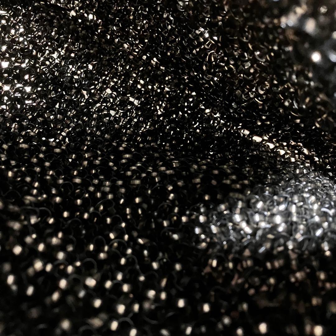 アンテプリマ ビジュー付き ワイヤーバッグ ブラック ハーフムーン