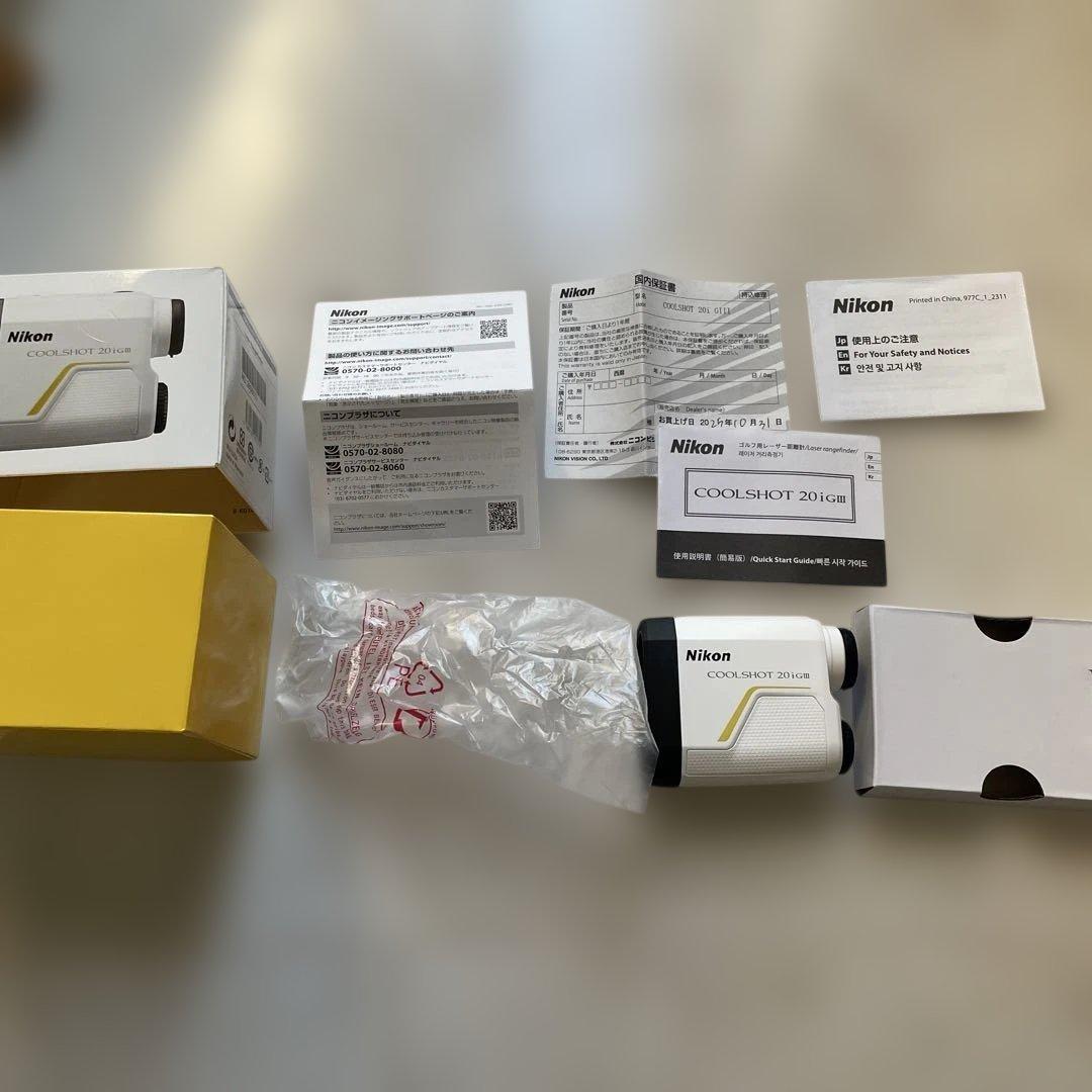Nikon COOLSHOT 20i GIII ゴルフ用距離計