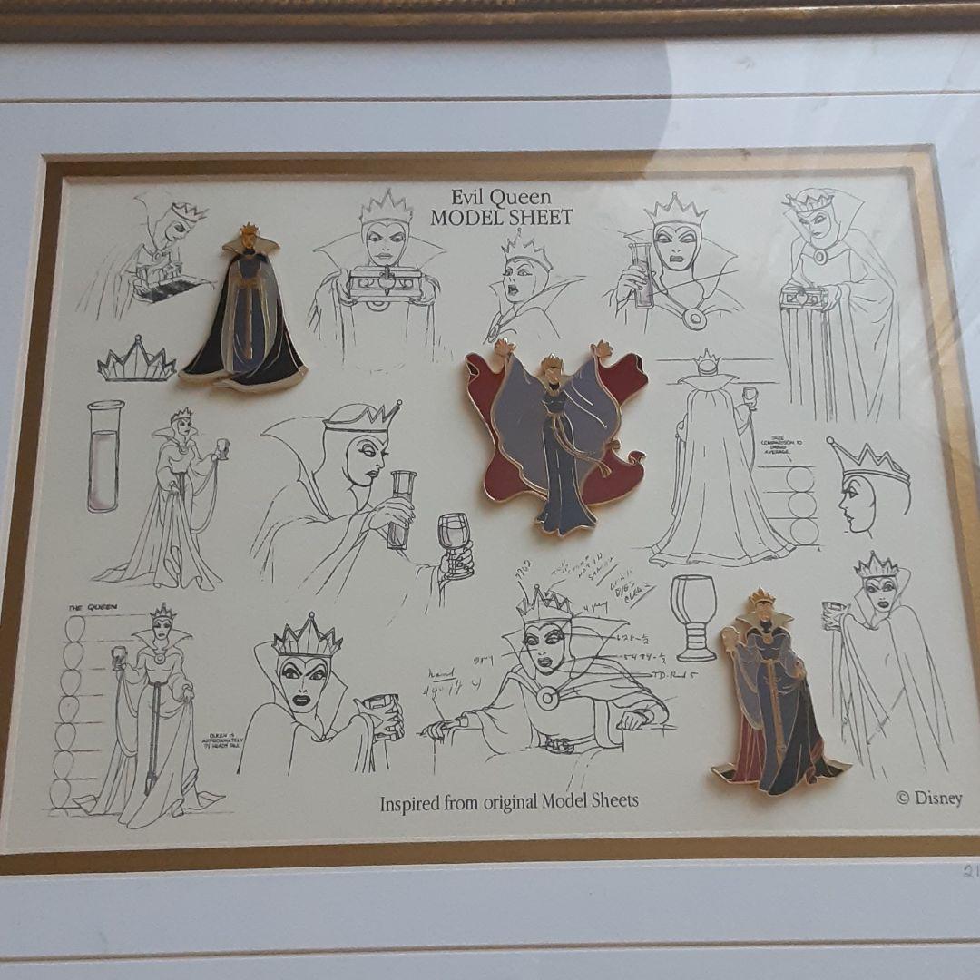 限定品　ディズニー　エビルクイーンモデルシート　7500分の2197