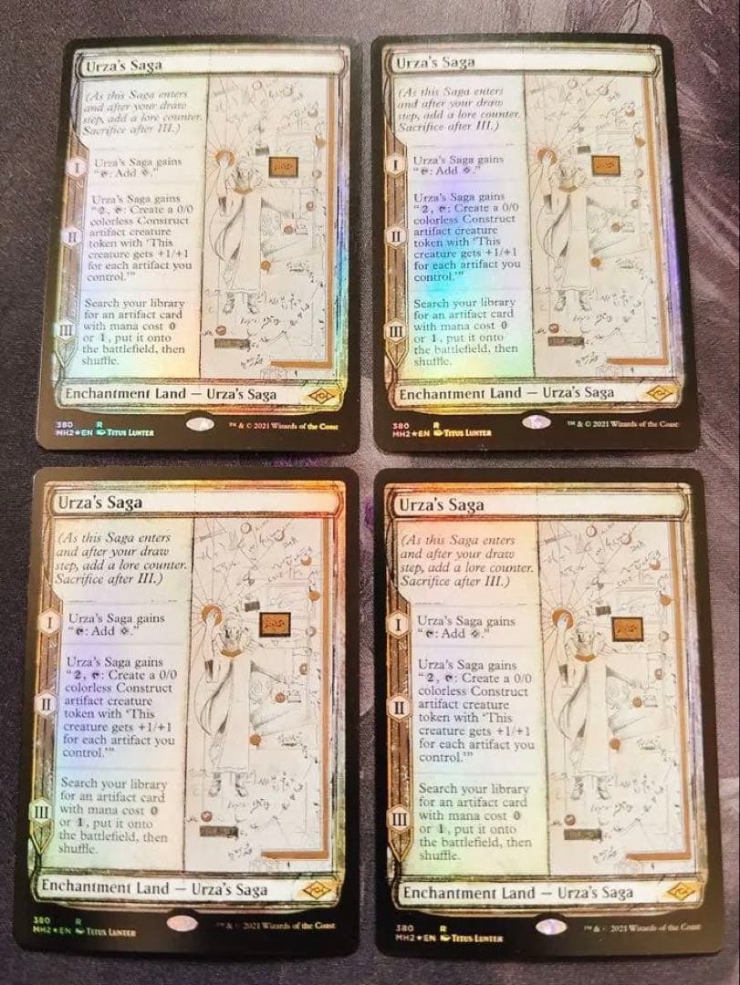 【スケッチfoil】ウルザの物語　英語　4枚セット